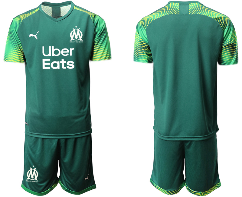 Men 2020-2021 club Marseille green goalkeeper Soccer Jerseys2->juventus jersey->Soccer Club Jersey